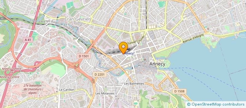 localisation de l'entreprise MC FORMATIONS à ANNECY