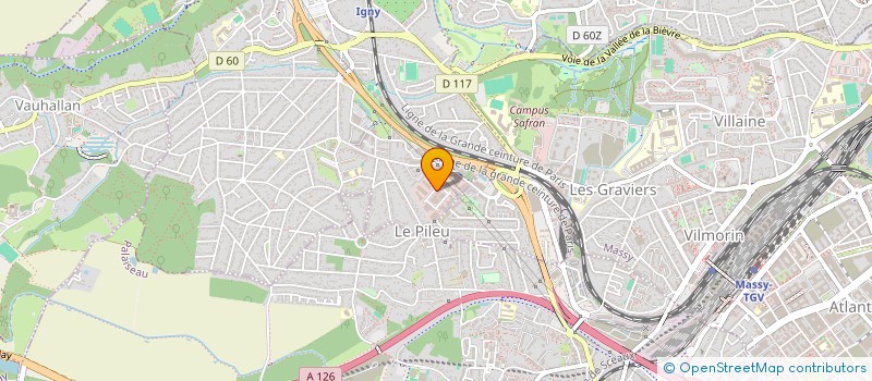 localisation de l'entreprise MC FROID à IGNY