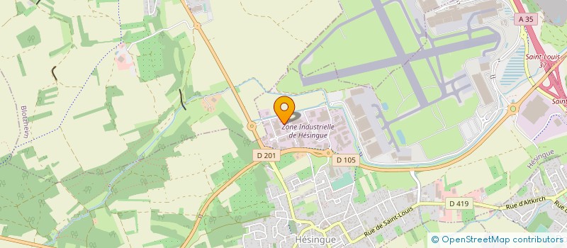 localisation de l'entreprise MC GARAGE  HESINGUE