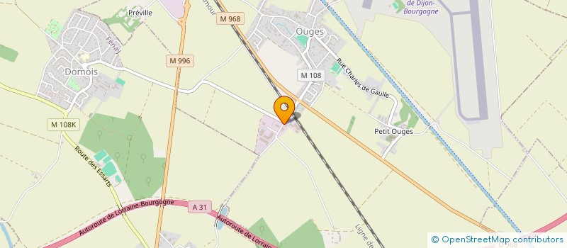 localisation de l'entreprise MC GARAGE  OUGES