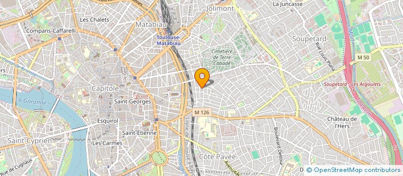 localisation de l'entreprise MC GESTION  TOULOUSE