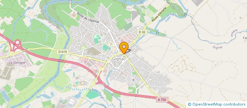 localisation de l'entreprise MC GIGNAC  GIGNAC