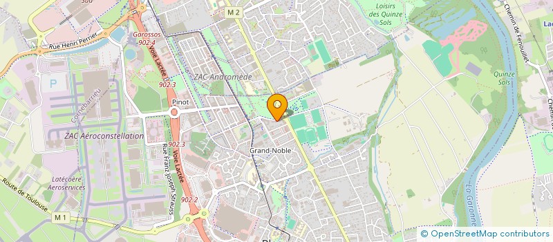 localisation de l'entreprise MC GOLD AND EVENT  BLAGNAC