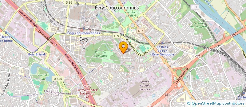 localisation de l'entreprise MC GONE à EVRY-COURCOURONNES