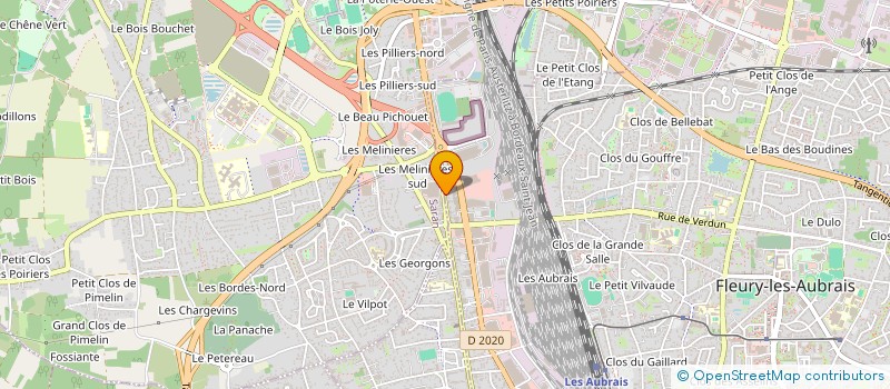 localisation de l'entreprise MC GROUPE à FLEURY LES AUBRAIS