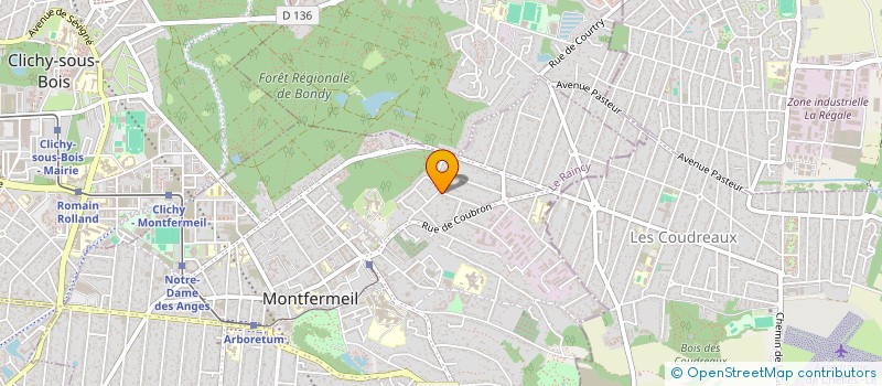 localisation de l'entreprise MC GROUPE  MONTFERMEIL