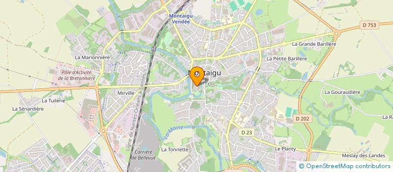 localisation de l'entreprise MC GRUBOL' S à MONTAIGU-VENDEE