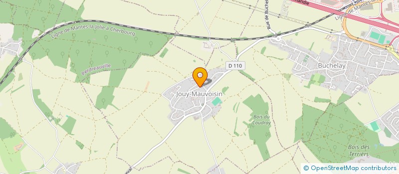 localisation de l'entreprise MC HABITAT  JOUY-MAUVOISIN