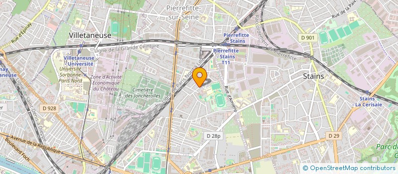 localisation de l'entreprise MC HOLDING à PIERREFITTE-SUR-SEINE