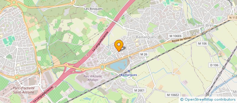 localisation de l'entreprise MC HOLDING à BAILLARGUES