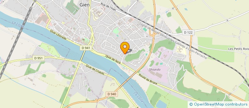 localisation de l'entreprise MC HOLDING à GIEN