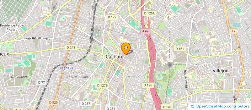 localisation de l'entreprise MC HOLDING à CACHAN