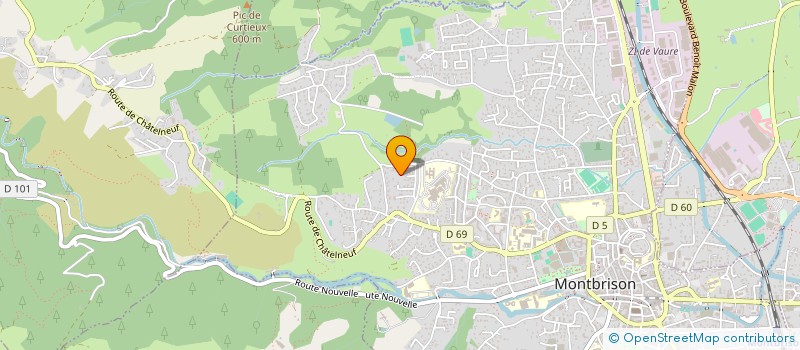 localisation de l'entreprise MC HOLDING  MONTBRISON