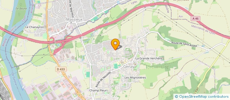 localisation de l'entreprise MC HOLDING  GENAY