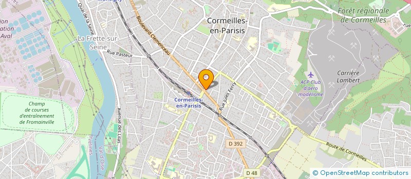 localisation de l'entreprise MC HOME DESIGN à CORMEILLES-EN-PARISIS