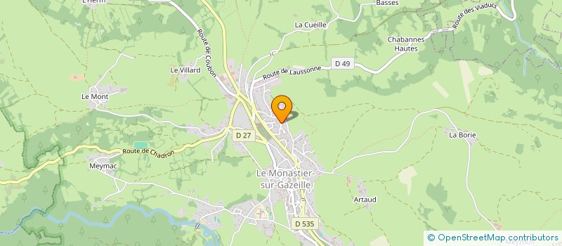 localisation de l'entreprise MC HORIZON  LE MONASTIER-SUR-GAZEILLE