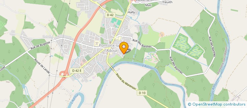 localisation de l'entreprise MC IMAGE  PONTONX-SUR-L'ADOUR