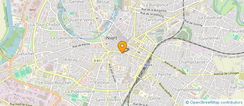 localisation de l'entreprise MC IMMO à NIORT