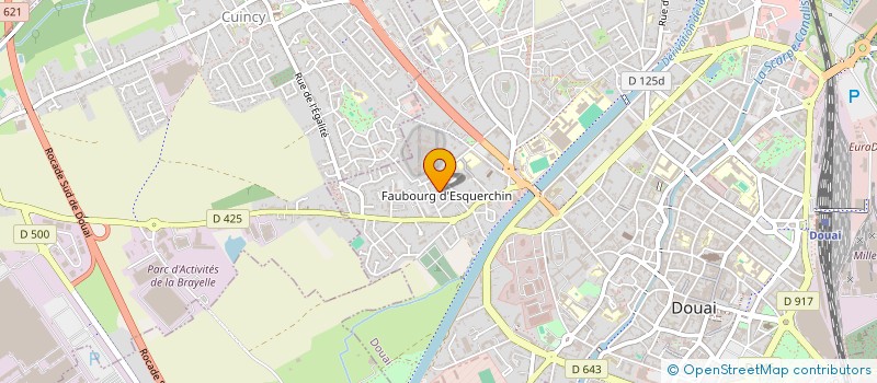 localisation de l'entreprise MC IMMO à DOUAI