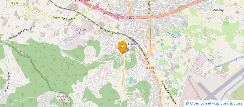 localisation de l'entreprise MC IMMO 83 à HYERES