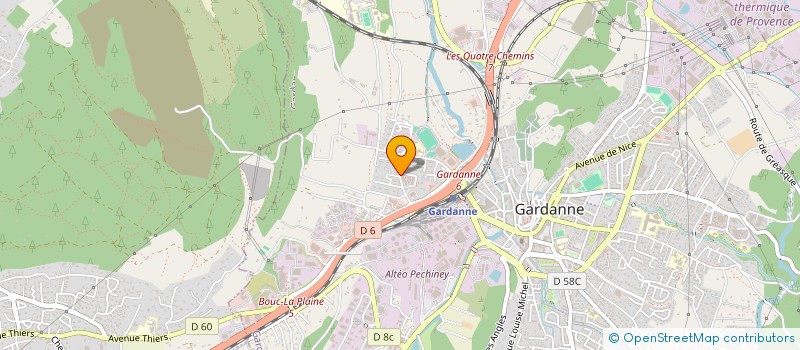localisation de l'entreprise MC IMMO  GARDANNE