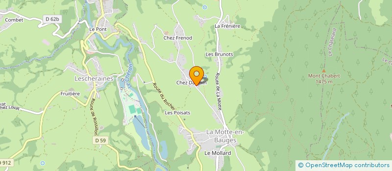 localisation de l'entreprise MC IMMO  LA MOTTE-EN-BAUGES