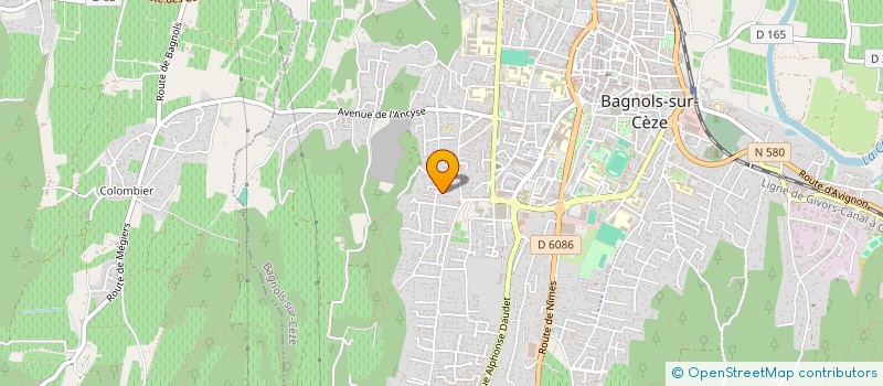 localisation de l'entreprise MC IMMO  BAGNOLS-SUR-CEZE