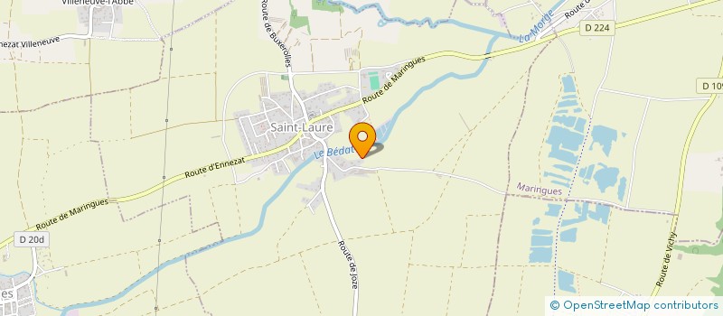 localisation de l'entreprise MC IMMO  SAINT-LAURE