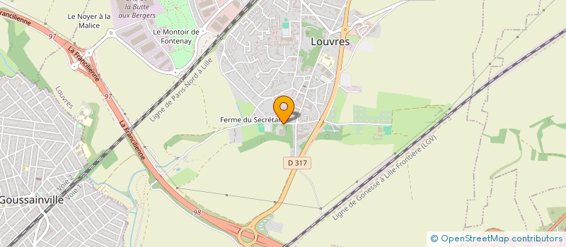 localisation de l'entreprise MC IMMO  LOUVRES