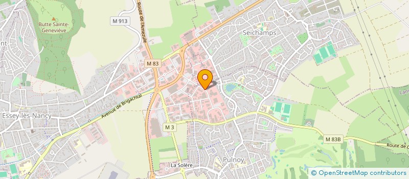 localisation de l'entreprise MC IMMO  PULNOY