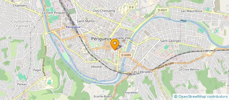 localisation de l'entreprise MC IMMO  PERIGUEUX