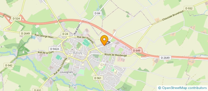 localisation de l'entreprise MC IMMO IV  BAVAY