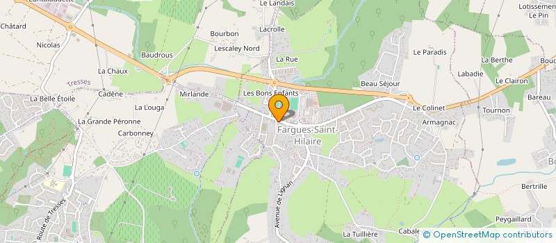 localisation de l'entreprise MC IMMOB  FARGUES-SAINT-HILAIRE