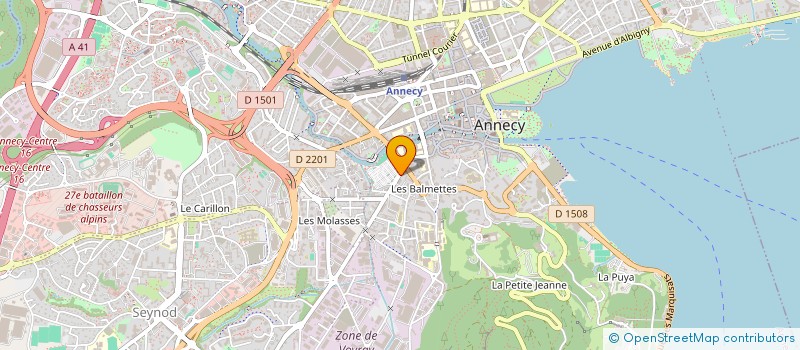 localisation de l'entreprise MC IMMOBILIER à ANNECY