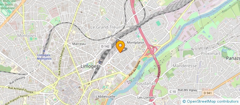 localisation de l'entreprise MC IMMOBILIER à LIMOGES