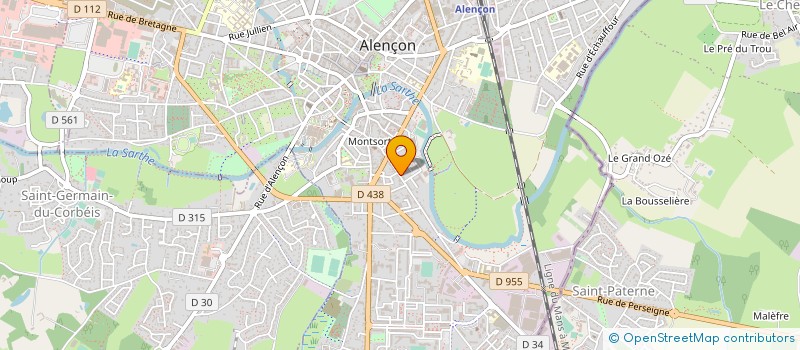 localisation de l'entreprise MC IMMOBILIER à ALENCON