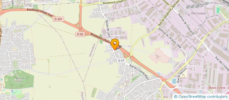 localisation de l'entreprise MC IMMOBILIER à CORBAS