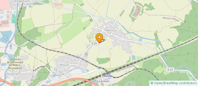 localisation de l'entreprise MC IMMOBILIER à DANJOUTIN