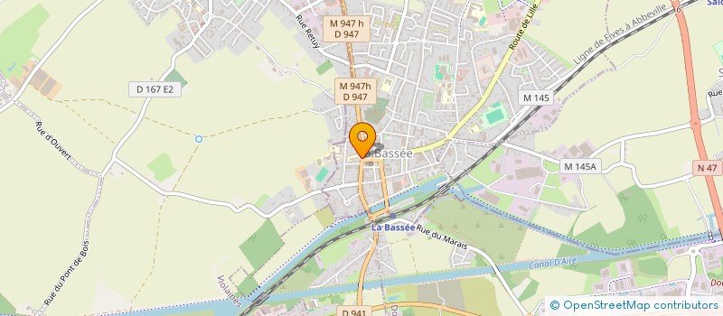 localisation de l'entreprise MC IMMOBILIER  LA BASSEE