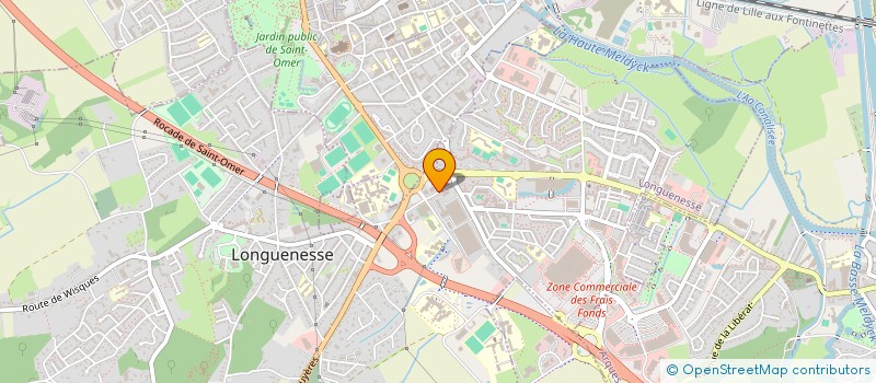 localisation de l'entreprise MC INITIAL  LONGUENESSE