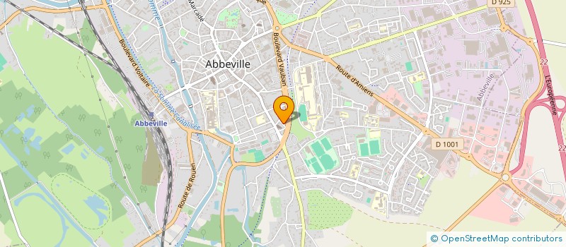 localisation de l'entreprise MC INSTANTS à ABBEVILLE