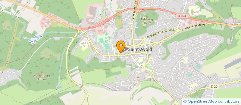 localisation de l'entreprise MC INTERIM 3 à SAINT-AVOLD