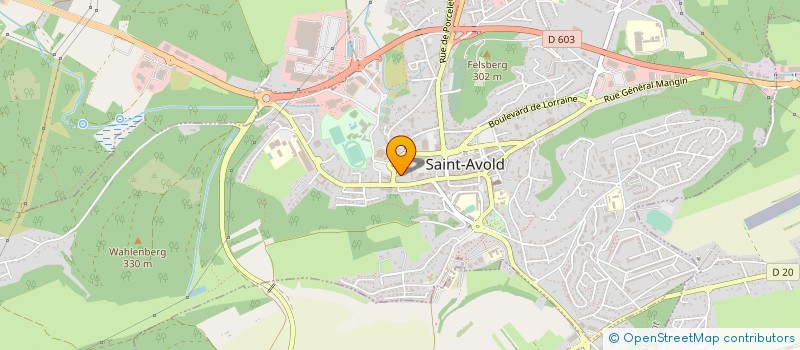 localisation de l'entreprise MC INTERIM à SAINT-AVOLD