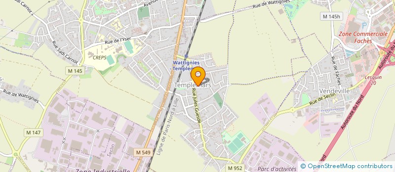 localisation de l'entreprise MC INVEST  TEMPLEMARS