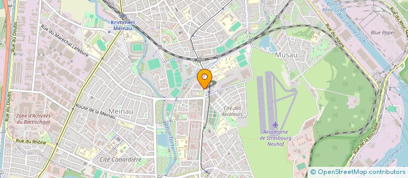 localisation de l'entreprise MC INVEST  STRASBOURG