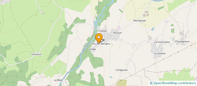 localisation de l'entreprise MC INVEST  SAINT-JUST-SAINT-RAMBERT