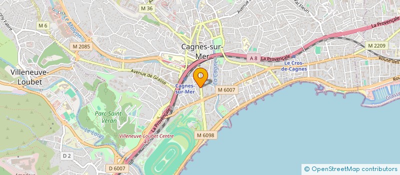 localisation de l'entreprise MC INVEST à CAGNES SUR MER