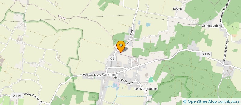 localisation de l'entreprise MC INVEST  LOIRE-AUTHION