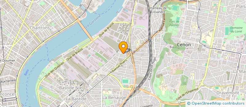localisation de l'entreprise MC INVEST à BORDEAUX