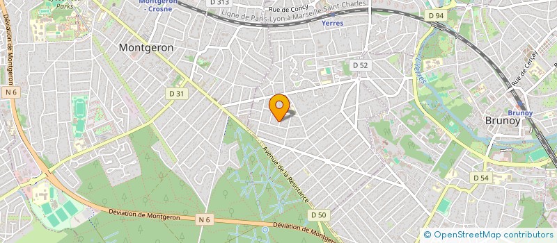 localisation de l'entreprise MC INVEST  YERRES